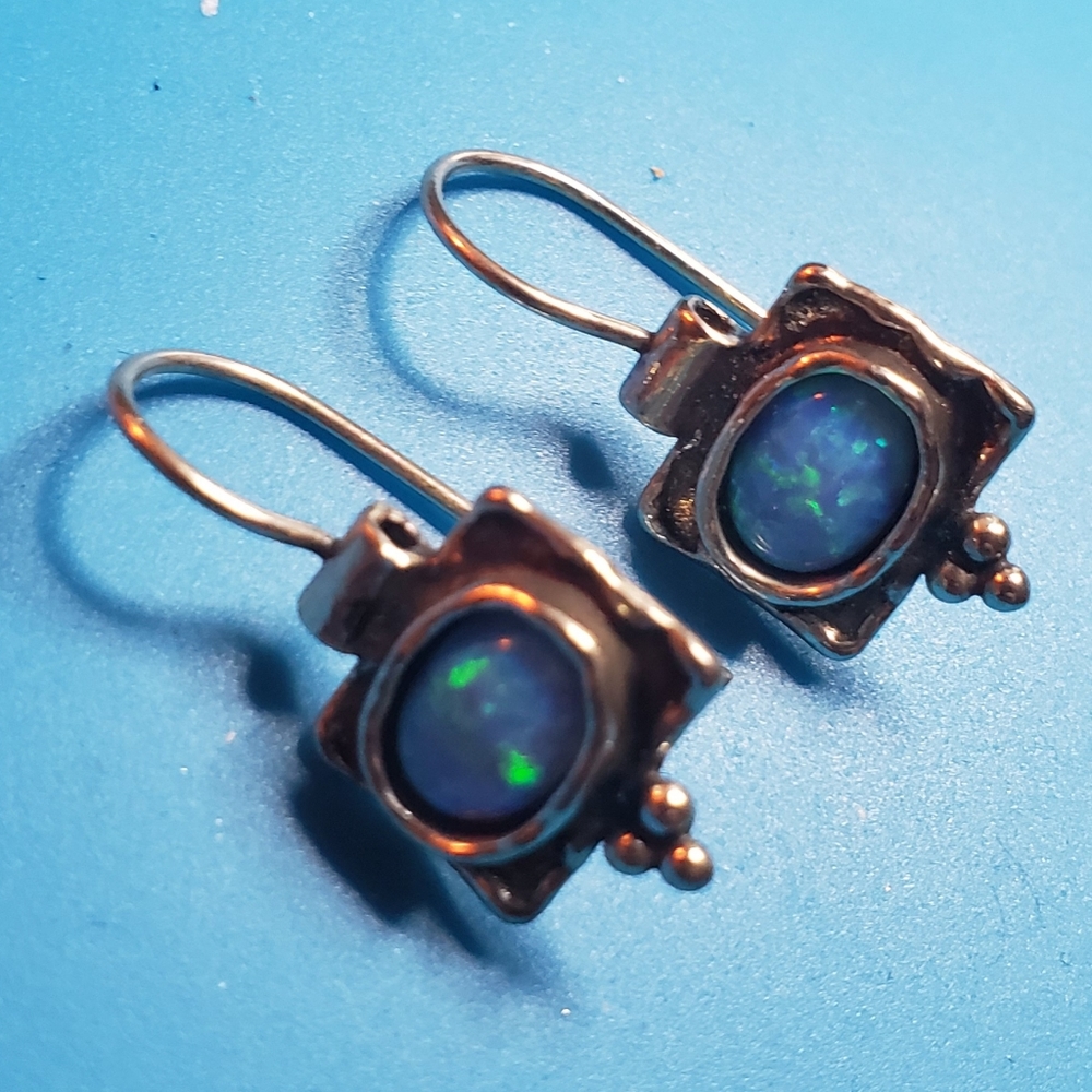 Handmade Opal Earrings